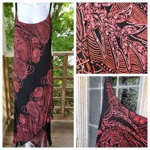 Vtg y2k beaded slip fairy dress 18